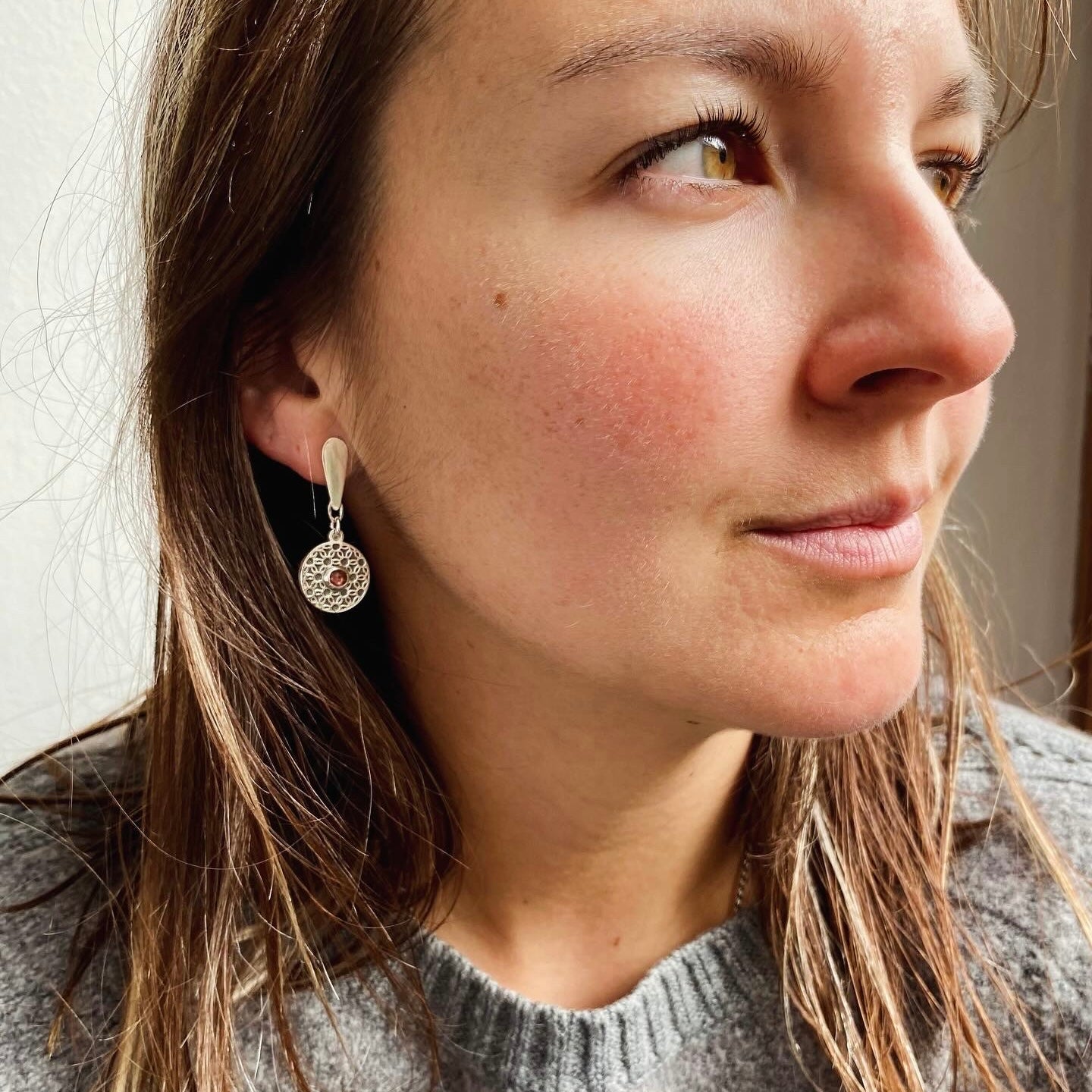 AROS FLOR DE LA VIDA CABUCHÓN