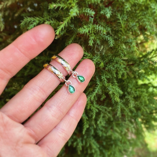 AROS ARGOLLA RÚSTICA 6 TURMALINA VERDE