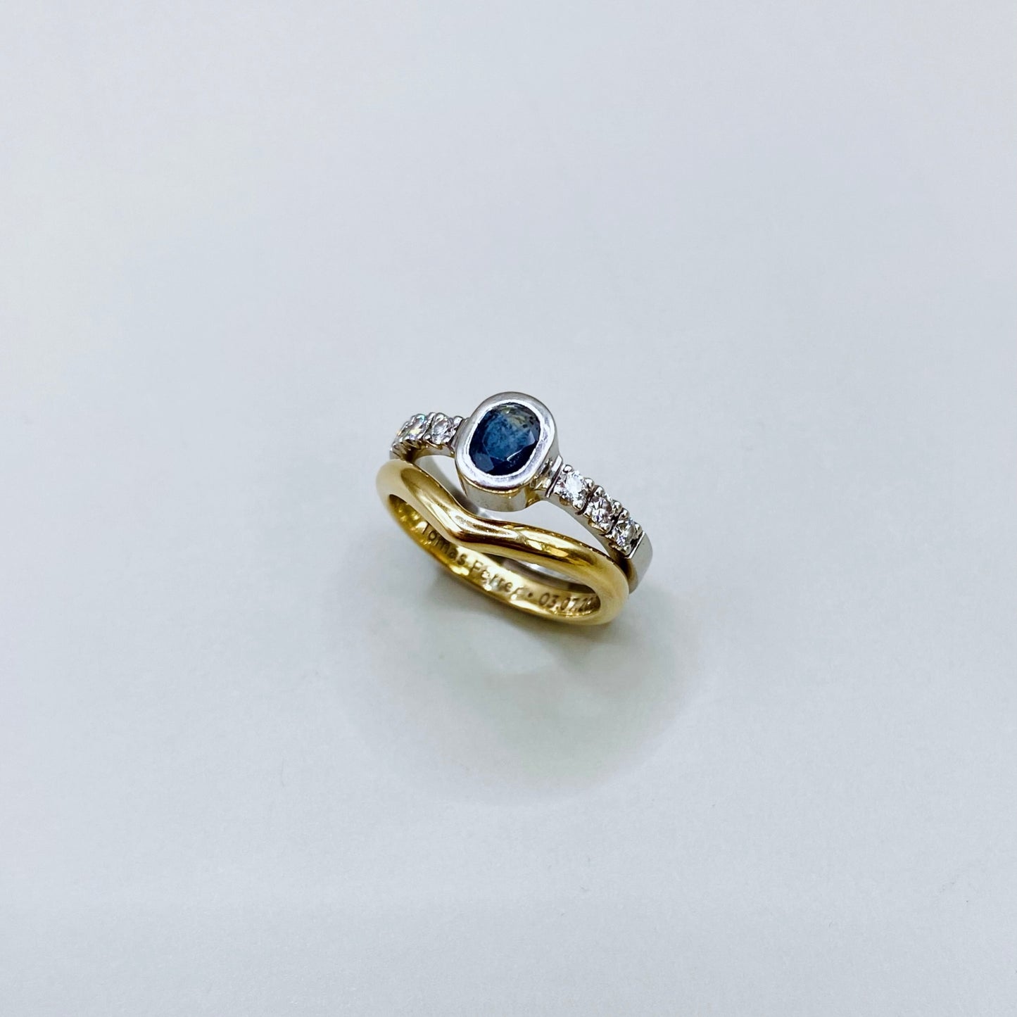 ARGOLLAS INGLESAS CURVA I OA 18K
