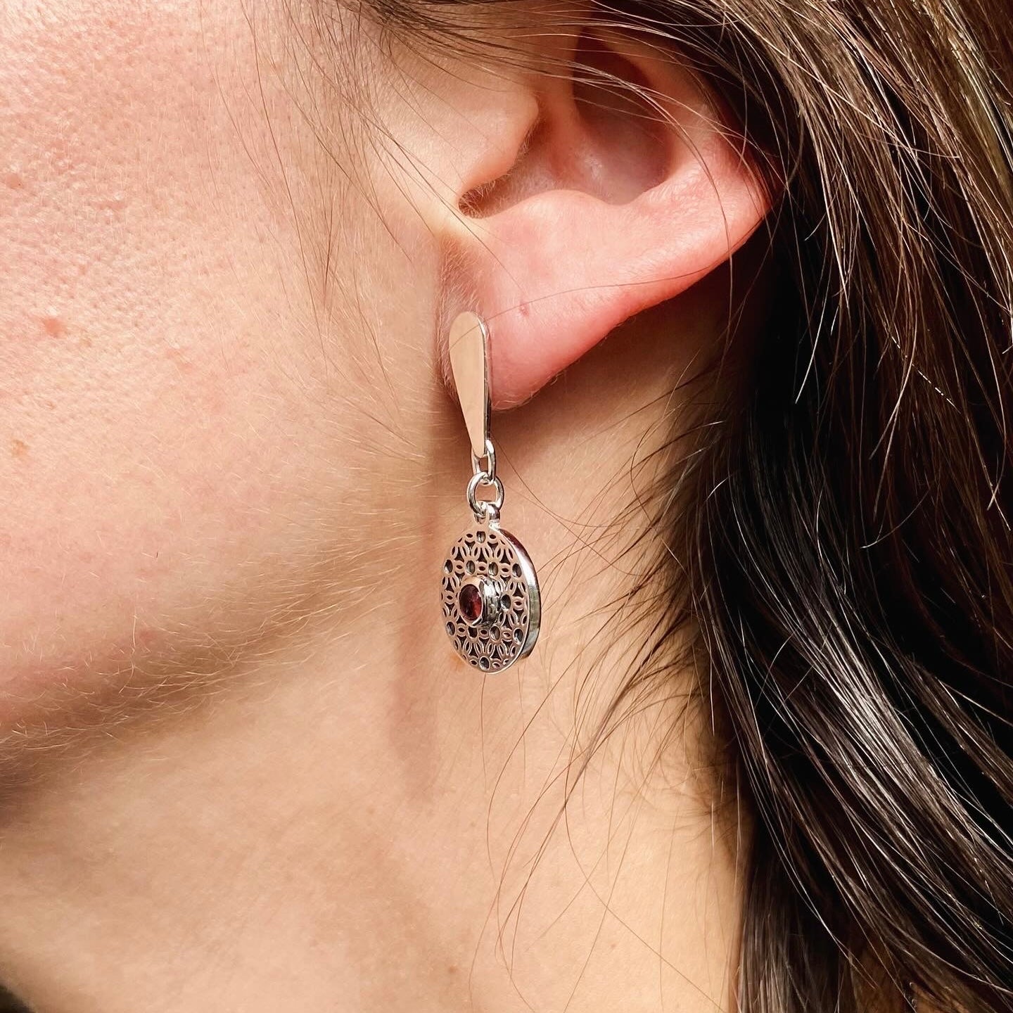 AROS FLOR DE LA VIDA CABUCHÓN